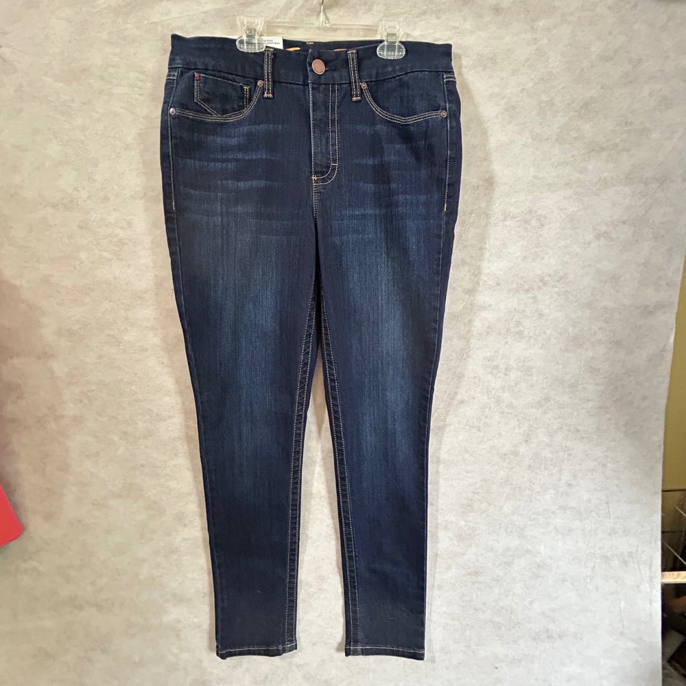 Seven7 Tummyless High Rise Skinny Jeans London Wash Size 12 MY1975DE